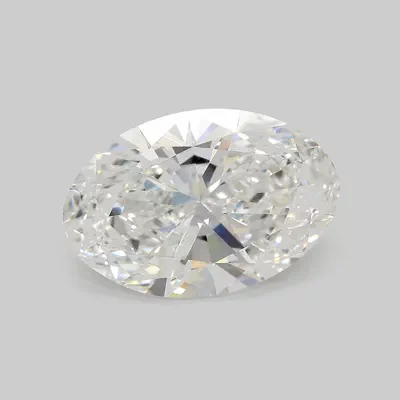 9.02ct F VS1 Rare Carat Ideal Cut Oval Lab Grown Diamond