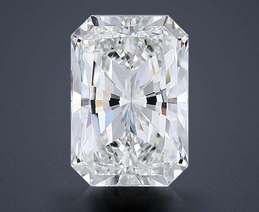 10.64ct G VVS2 Rare Carat Ideal Cut Radiant Lab Grown Diamond