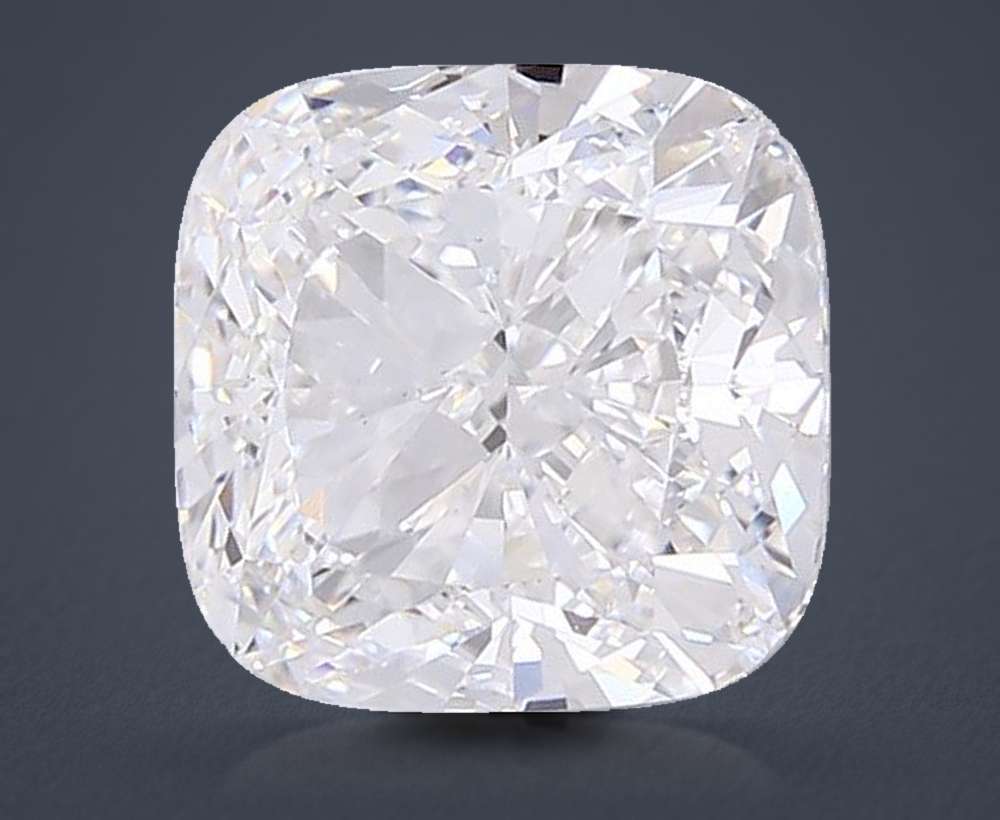 5.03ct E VS1 Rare Carat Ideal Cut Cushion Lab Grown Diamond