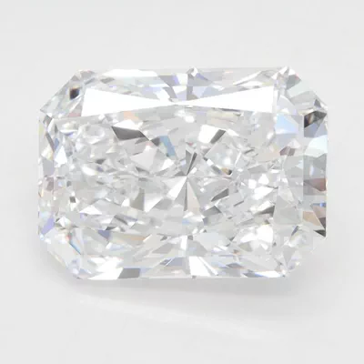 4.04ct D VVS2 Rare Carat Ideal Cut Radiant Lab Grown Diamond
