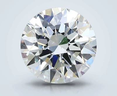 3.09ct K VS2 Rare Carat Ideal Cut Round Diamond