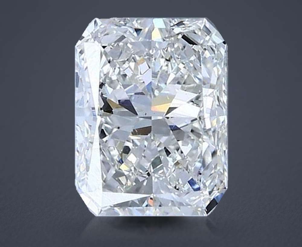 2.58ct H SI1 Very Good Cut Radiant Diamond