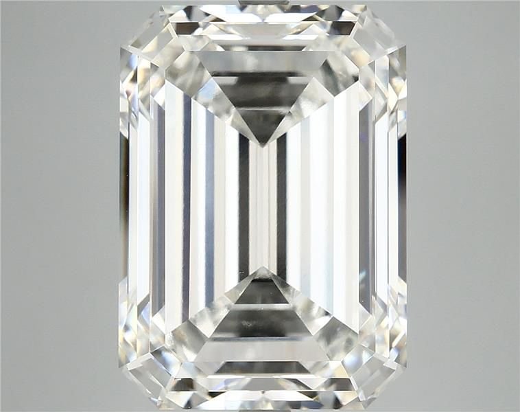 12.10ct F VVS2 Rare Carat Ideal Cut Emerald Lab Grown Diamond