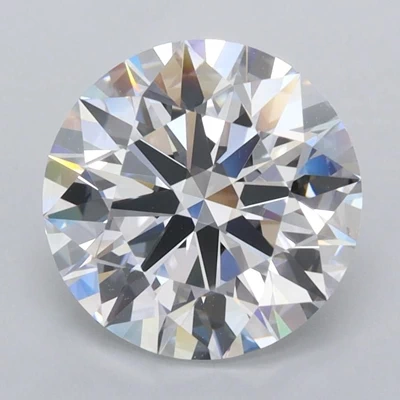 2.91ct D FL Rare Carat Ideal Cut Round Lab Grown Diamond