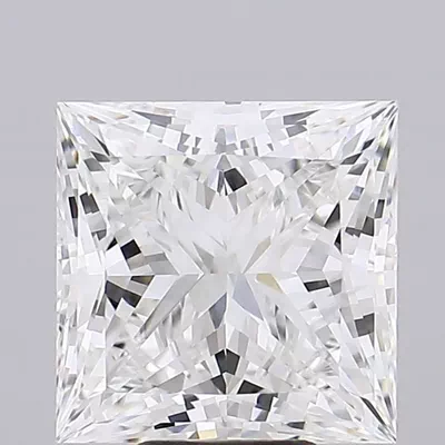 7.53ct E VVS2 Rare Carat Ideal Cut Princess Lab Grown Diamond