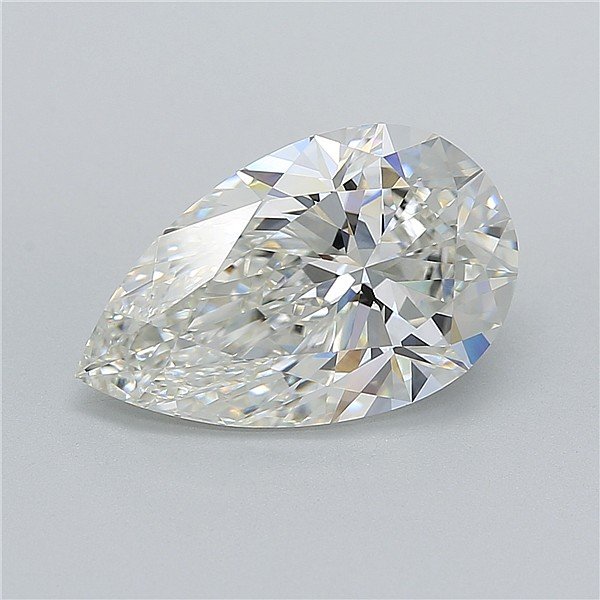 4.04ct G VVS2 Rare Carat Ideal Cut Pear Lab Grown Diamond