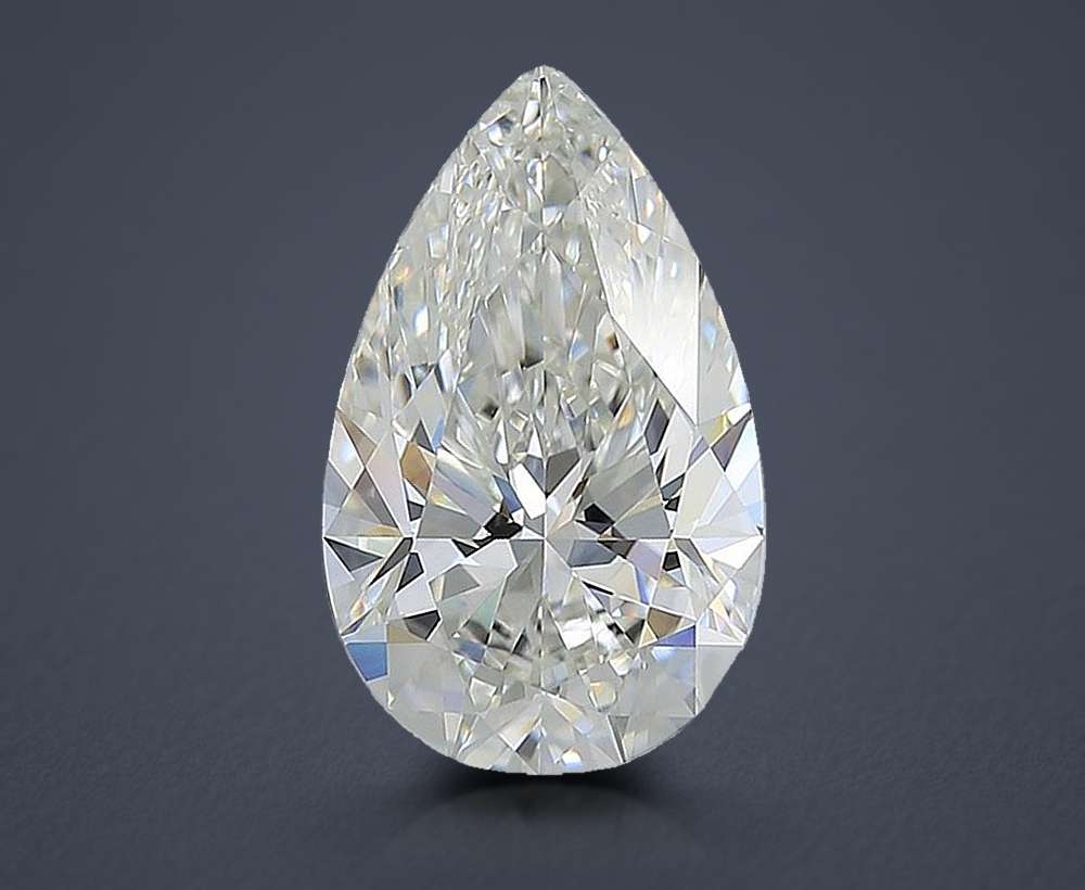 4.04ct G VVS2 Rare Carat Ideal Cut Pear Lab Grown Diamond