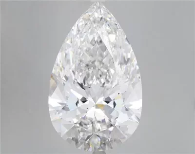 18.59ct E VS2 Rare Carat Ideal Cut Pear Lab Grown Diamond