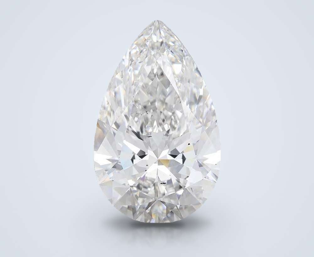 18.59ct E VS2 Rare Carat Ideal Cut Pear Lab Grown Diamond