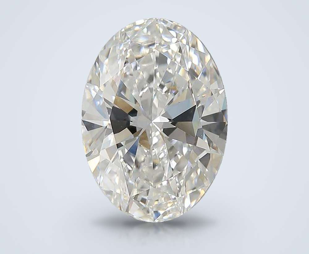 5.00ct E VS1 Rare Carat Ideal Cut Oval Lab Grown Diamond