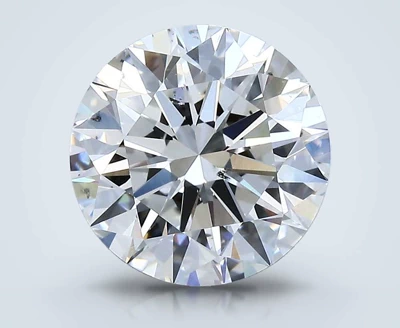 3.01ct F SI1 Rare Carat Ideal Cut Round Diamond