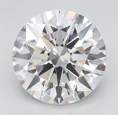 3.02ct D IF Rare Carat Ideal Cut Round Lab Grown Diamond