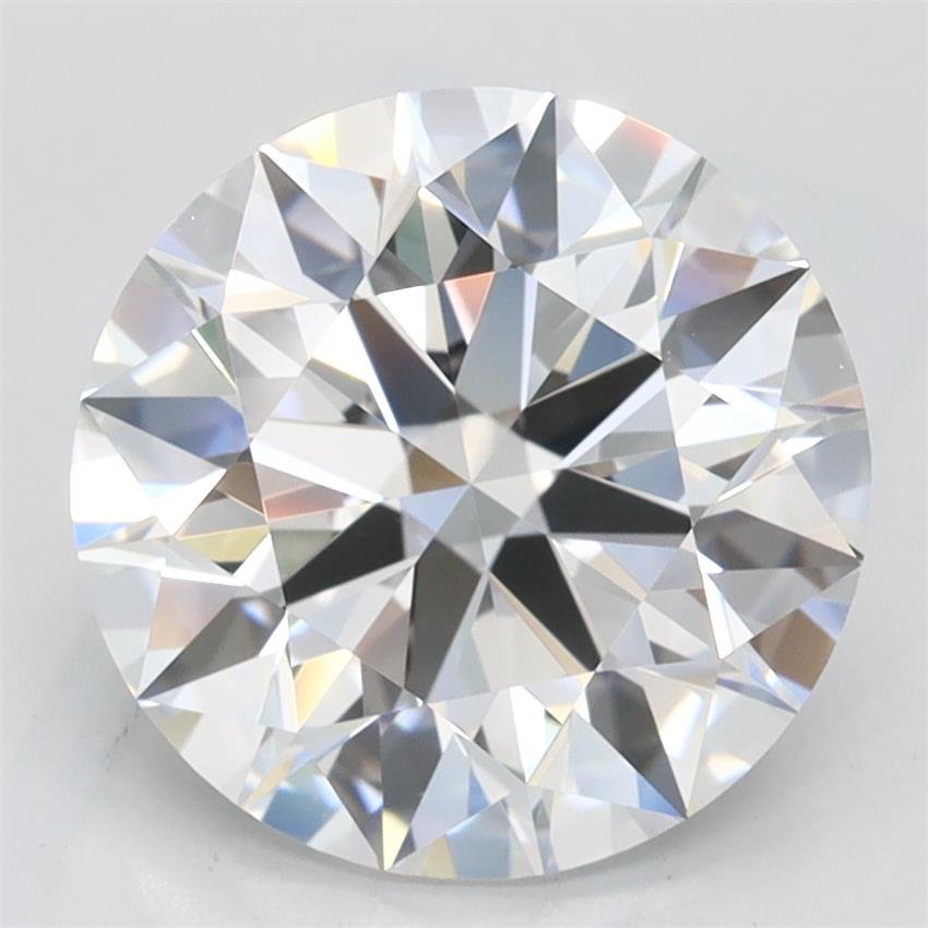 2.93ct D VVS1 Rare Carat Ideal Cut Round Lab Grown Diamond