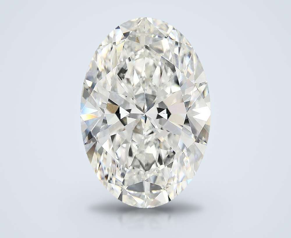10.32ct F VVS2 Rare Carat Ideal Cut Oval Lab Grown Diamond