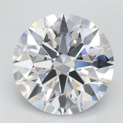 4.01ct D FL Rare Carat Ideal Cut Round Lab Grown Diamond