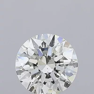 3.09ct J SI2 Rare Carat Ideal Cut Round Diamond