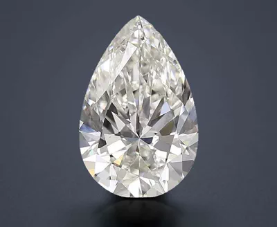 3.31ct H VS1 Rare Carat Ideal Cut Pear Lab Grown Diamond