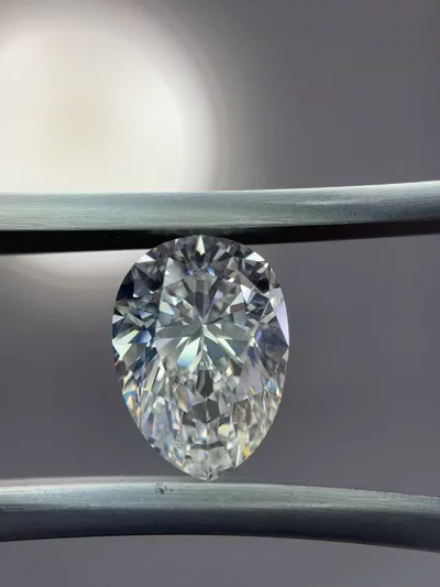 3.34ct J VS2 Very Good Cut Pear Diamond