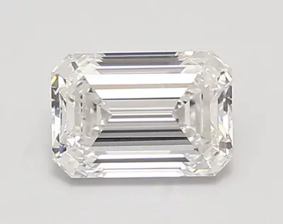 1.84ct E VVS2 Rare Carat Ideal Cut Emerald Lab Grown Diamond
