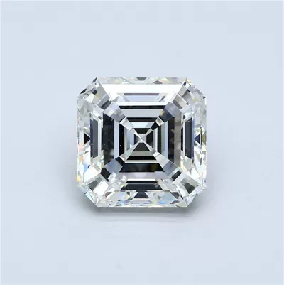 7.01ct J VS2 Rare Carat Ideal Cut Asscher Diamond