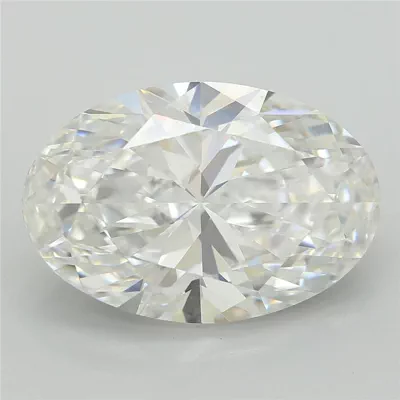 5.30ct E VVS2 Rare Carat Ideal Cut Oval Lab Grown Diamond