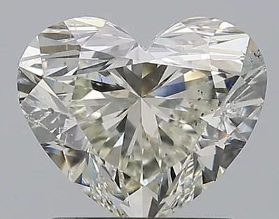 1.51ct K SI2 Rare Carat Ideal Cut Heart Diamond