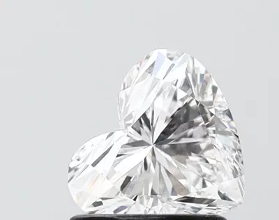 1.09ct D VVS2 Rare Carat Ideal Cut Heart Lab Grown Diamond