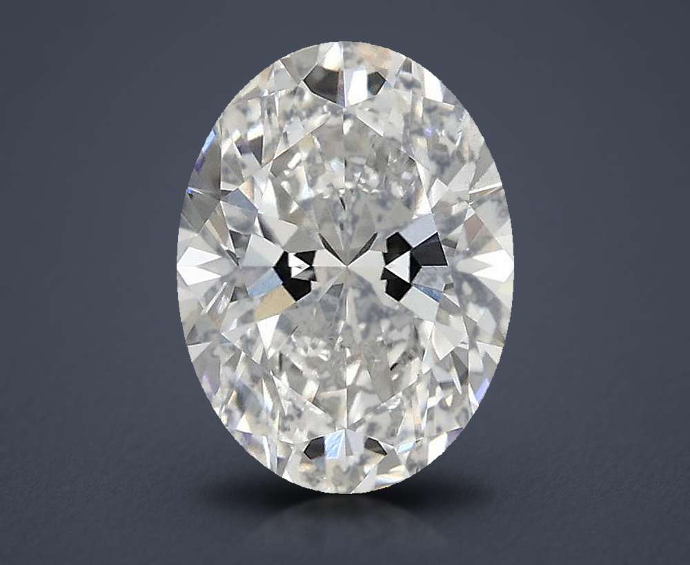 1.60ct E VS2 Rare Carat Ideal Cut Oval Lab Grown Diamond