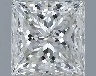 1.51ct K SI2 Rare Carat Ideal Cut Princess Diamond