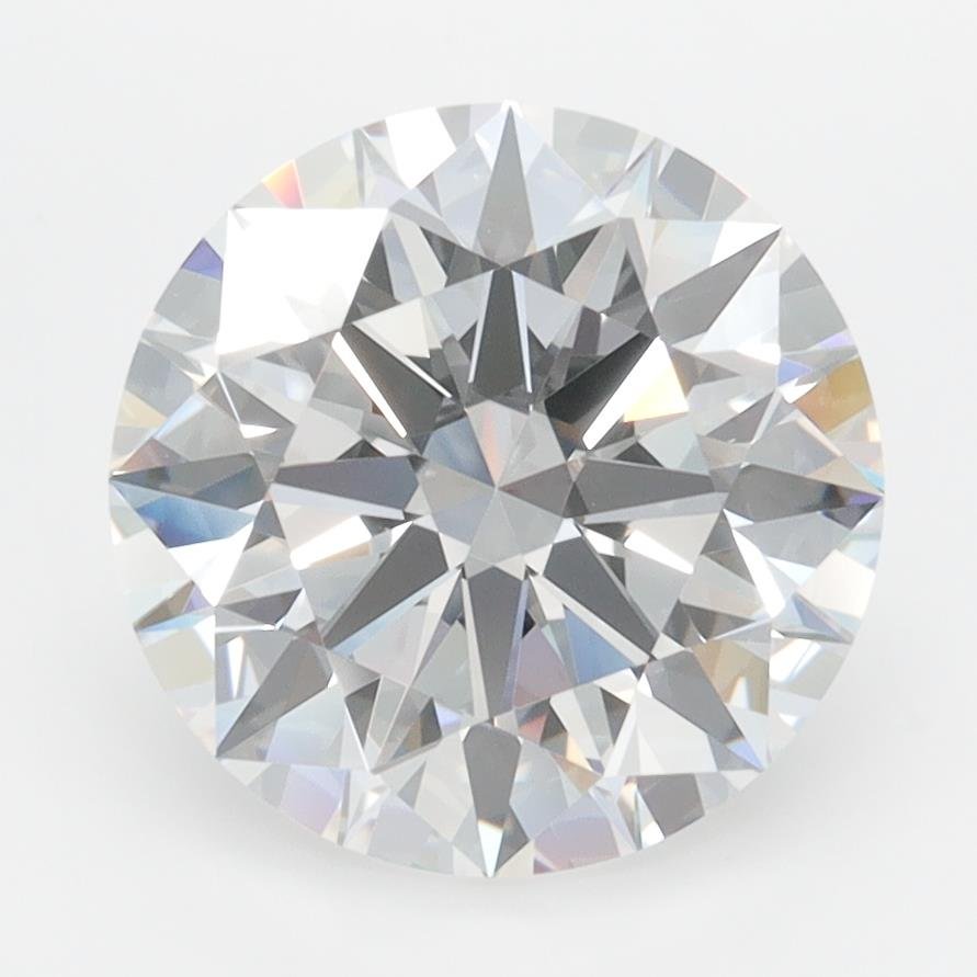 3.10ct D FL Rare Carat Ideal Cut Round Lab Grown Diamond
