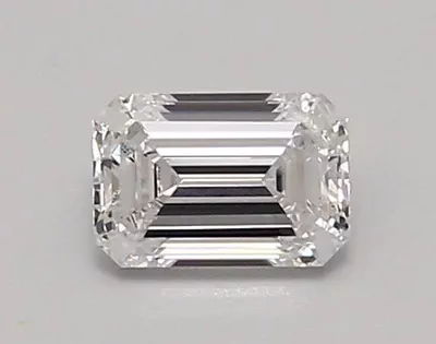 0.83ct D VVS2 Rare Carat Ideal Cut Emerald Lab Grown Diamond