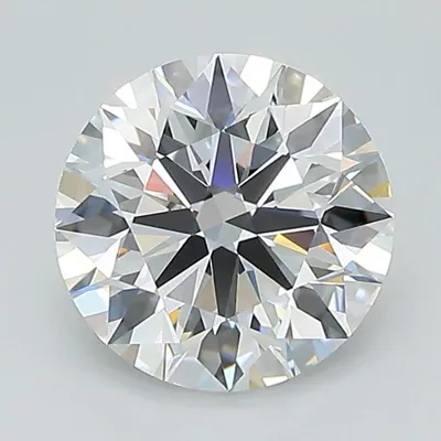 1.58ct E VVS2 Rare Carat Ideal Cut Round Lab Grown Diamond