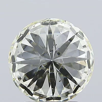 3.03ct K VS2 Rare Carat Ideal Cut Round Diamond