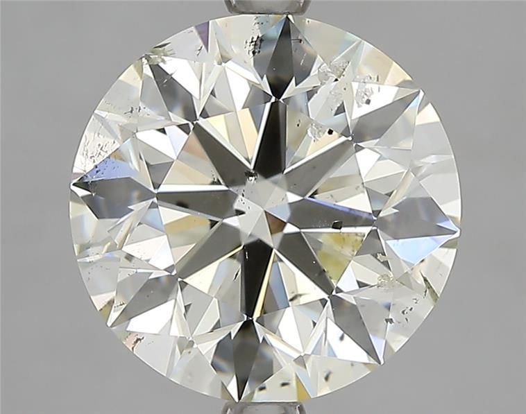 4.01ct K SI2 Excellent Cut Round Diamond