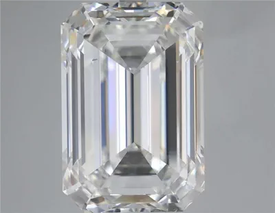 15.03ct F VS1 Rare Carat Ideal Cut Emerald Lab Grown Diamond