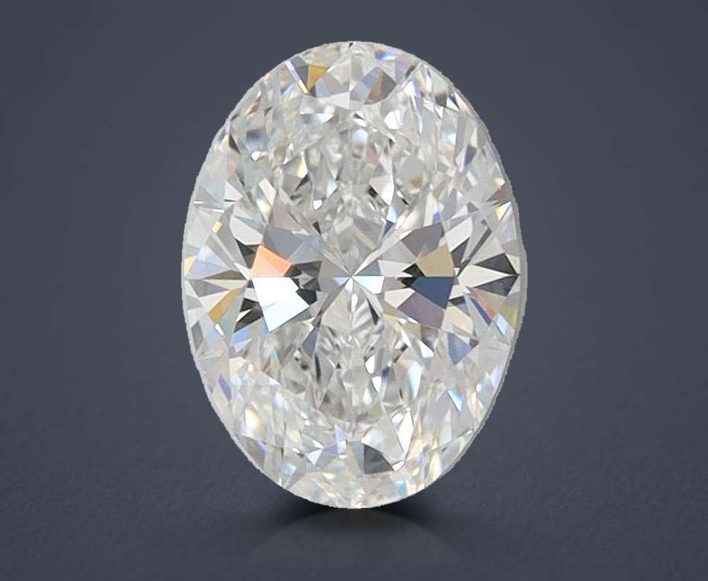 0.96ct D VVS2 Rare Carat Ideal Cut Oval Lab Grown Diamond