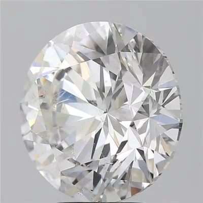 5.01ct G SI2 Rare Carat Ideal Cut Round Diamond