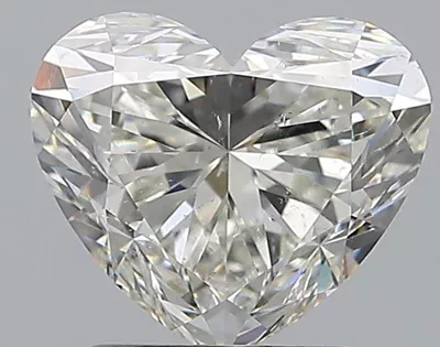 2.20ct I SI1 Rare Carat Ideal Cut Heart Diamond
