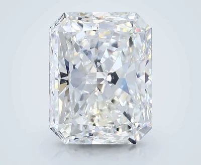 5.40ct G SI1 Rare Carat Ideal Cut Radiant Diamond