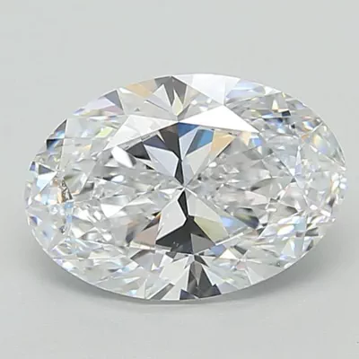 2.56ct D VVS1 Rare Carat Ideal Cut Oval Lab Grown Diamond