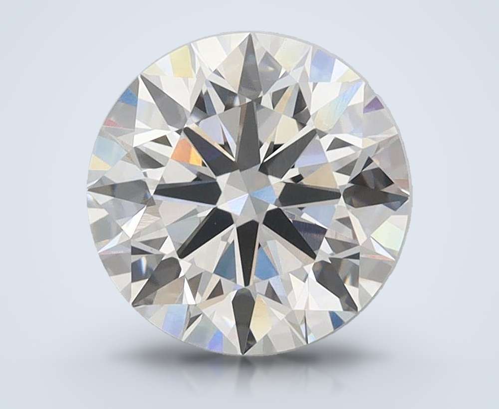 2.06ct F VVS2 Rare Carat Ideal Cut Round Lab Grown Diamond