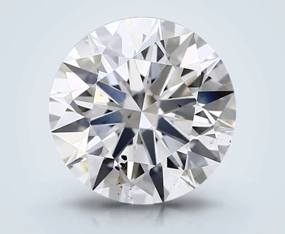 5.17ct F SI1 Rare Carat Ideal Cut Round Lab Grown Diamond