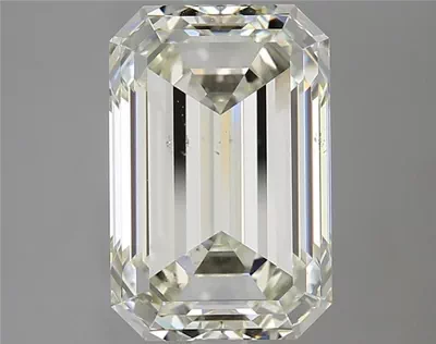 4.08ct J VS2 Rare Carat Ideal Cut Emerald Diamond