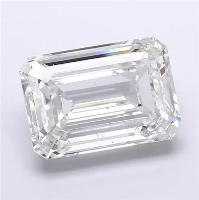 20.03ct G SI1 Very Good Cut Emerald Lab Grown Diamond
