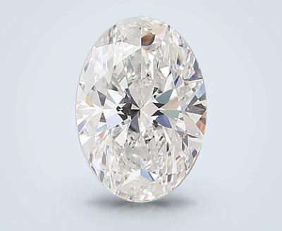 5.11ct E VVS2 Rare Carat Ideal Cut Oval Lab Grown Diamond