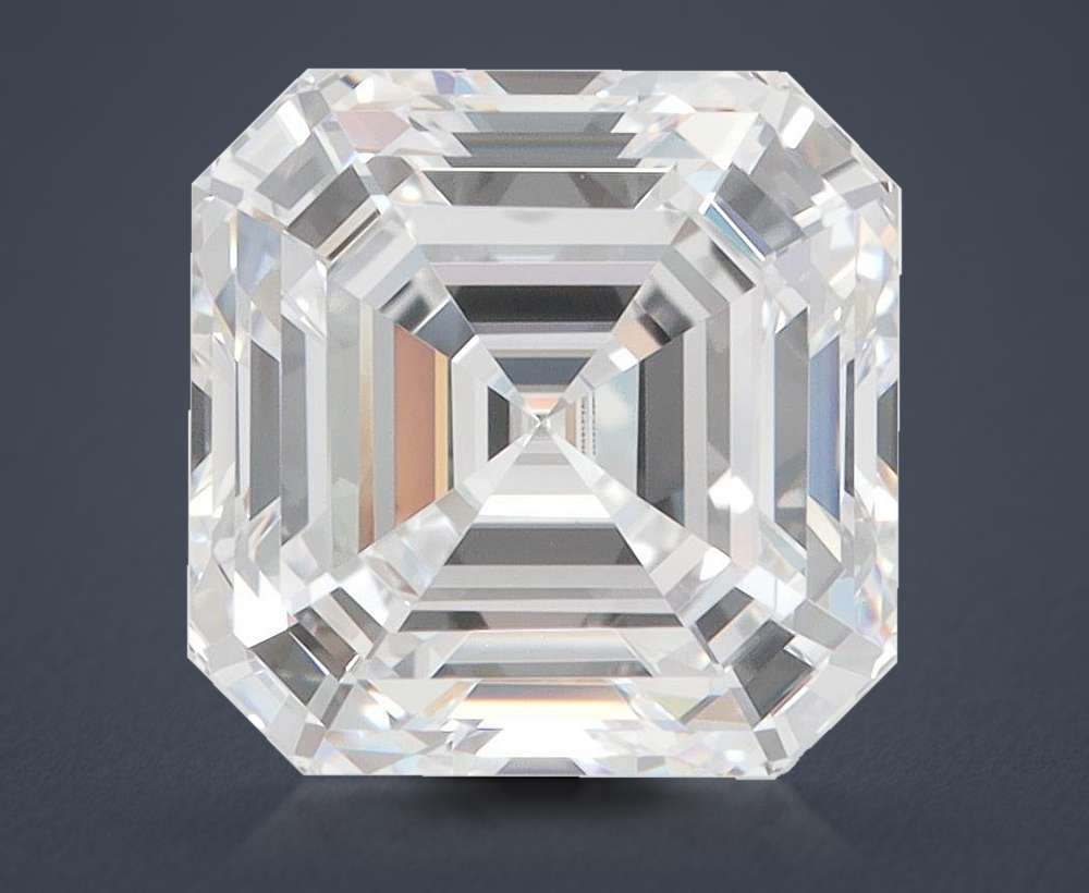 5.00ct D VVS2 Rare Carat Ideal Cut Asscher Lab Grown Diamond