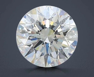 2.01ct I SI2 Rare Carat Ideal Cut Round Diamond
