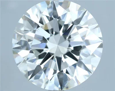 5.03ct I VS2 Rare Carat Ideal Cut Round Diamond