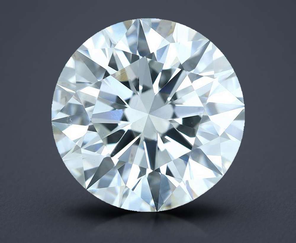 5.03ct I VS2 Rare Carat Ideal Cut Round Diamond