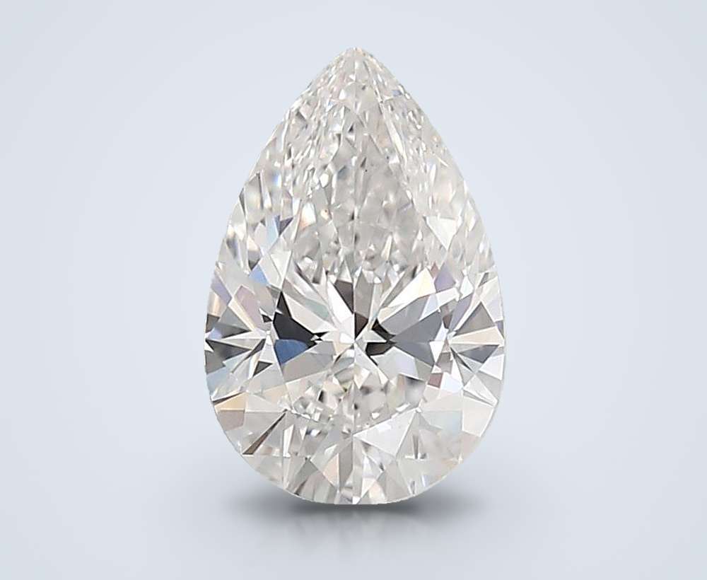 2.07ct E VS1 Rare Carat Ideal Cut Pear Lab Grown Diamond